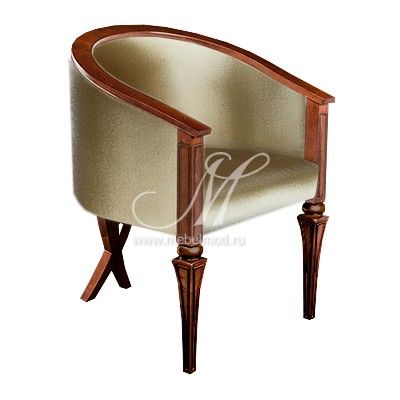 Кресло Zzibo 150 б орех (ткань Аrena gold)