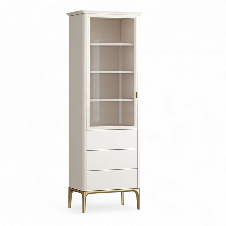 Primo gold Шкаф книжный малый 3 ящика левая L Pr29LD-gold