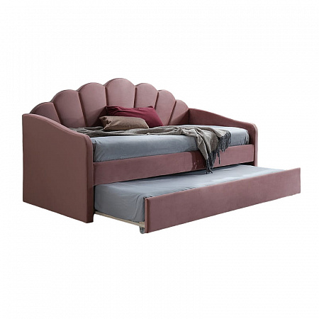 Кровать Signal BELLA VELVET (античный розовый) 90/200 BELLAV90AR