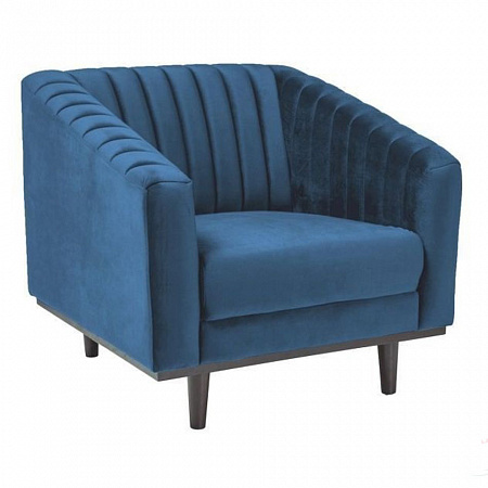 Кресло Signal ASPREY 1 Velvet Bluvel 86 (синий) ASPREY1VGR86