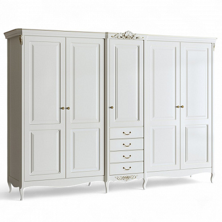 Romantic Gold Шкаф 5 дверей R625E-K02-G