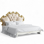 Romantic Gold Кровать с мягким изголовьем 180*200 R568-K02-GG-B01