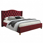 Кровать Signal ASPEN Velvet (бордовый) 160/200 ASPENV160BOD