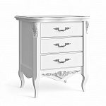 Silvery Rome Прикроватная тумба 3 ящика S117-K00-S