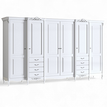 Silvery Rome Шкаф 6 дверей S626E-K00-S