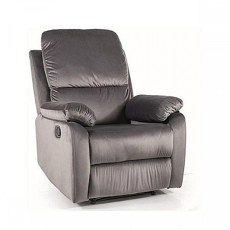 Кресло Signal SPENCER 1 VELVET раскладное (серый) SPENCER1VSZ