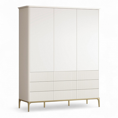 Primo gold Шкаф 3 двери Pr60C1T-gold