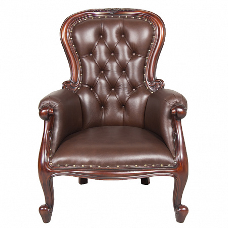 SF13L Кресло кожаное для отдыха Brown