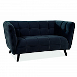 Диван Signal CASTELLO 2 Velvet Bluvel 19 (черный) CASTELLO2V19