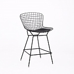 Стул полубарный Bertoia Черный