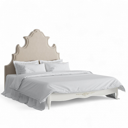 Romantic Gold Кровать с мягким изголовьем 180*200 R698-K02-G-B01