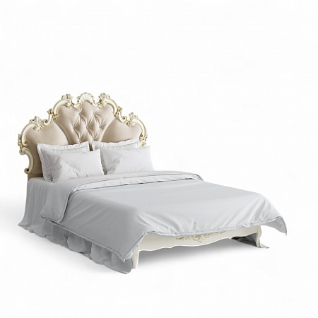 Romantic Gold Кровать с мягким изголовьем 120*200 R562-K02-G-B01