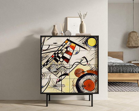 Комод на восемь ящиков Emerson by Kandinsky арт EM20/Print_01