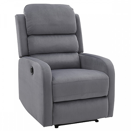 Кресло Signal PEGAZ VELVET BLUVEL 14 раскладное (серый) PEGAZCSZ
