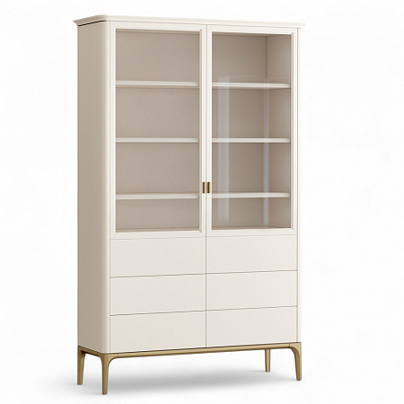 Primo gold Шкаф книжный 6 ящиков PrG22NRC