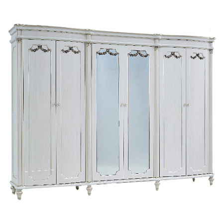 Шкаф 6-дверный Astoria White 8305C2601