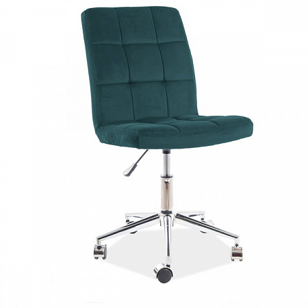 Кресло компьютерное Signal Q-020 VELVET BLUVEL 78 (зеленый) OBRQ020VZ