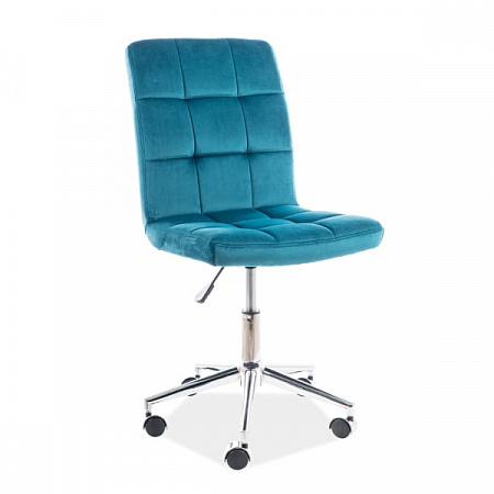Кресло компьютерное SIGNAL Q-020 VELVET (бирюзовый) OBRQ020VTR