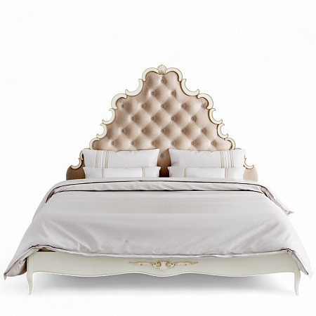 Romantic Gold Кровать с мягким изголовьем 180*200 R428-K02-AG-B01