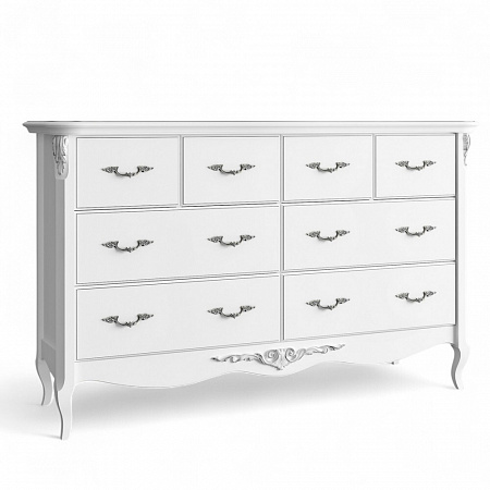 Silvery Rome Комод широкий 8 ящиков S134-40-K00-S