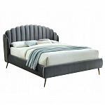 Кровать Signal CALABRIA VELVET (серый) 160/200 CALABRIAVSZZL