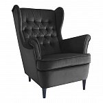 Кресло Signal HARRY VELVET (черный/венге) HARRYV19W