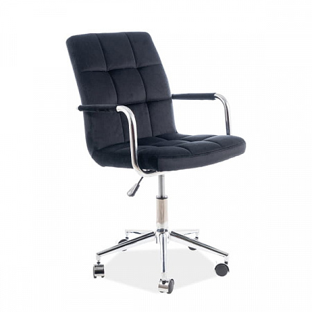 Кресло компьютерное SIGNAL Q-022 VELVET (черный) OBRQ022VC