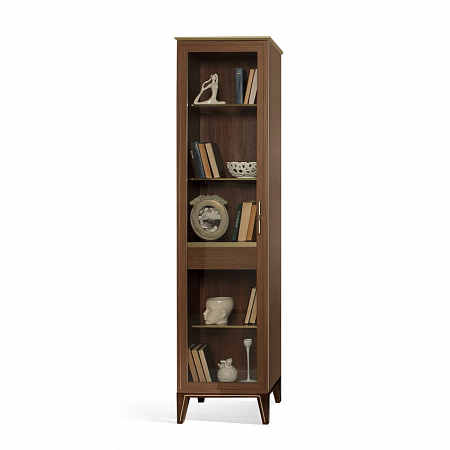 Витрина 1-но дверная Palmari P3340 без зеркала орех