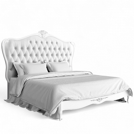 Silvery Rome Кровать с мягким изголовьем 180*200 G528-K00-S-B07
