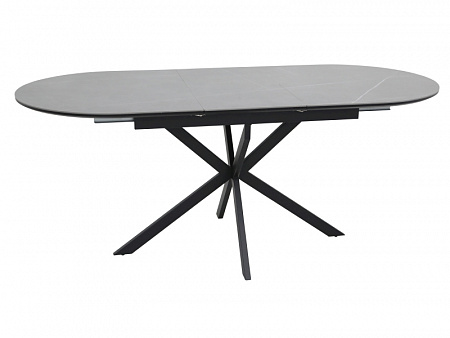 Стол обеденный Signal GASTON Ceramic 140 (серый/черный) GASTONSZC140