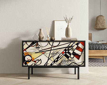 Комод с четырьмя ящиками Emerson by Kandinsky арт EM05/Print_01
