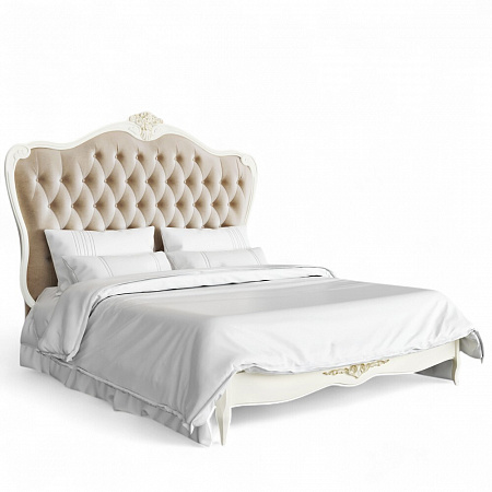 Golden Rose Кровать с мягким изголовьем 160*200 G526-K02-G-B01