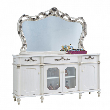 Комод Astoria White 8305C7101+8305C7201 с зеркалом