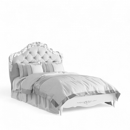 Silvery Rome Кровать с мягким изголовьем 120*200 S412-K00-AS-B07