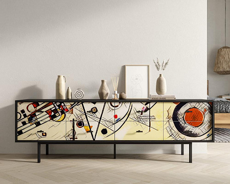 Комод с восемью ящиками Emerson by Kandinsky арт EM03/Print_01