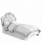 Silvery Rome Кровать с мягким изголовьем 90*190 S409-K00-AS-B07