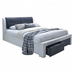 Кровать Halmar CASSANDRA-S (белый/черный) 160/200 V-CH-CASSANDRA_S_160-LOZ
