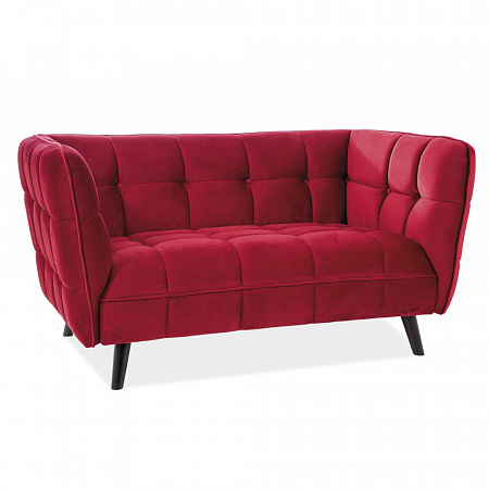 Диван Signal CASTELLO 2 Velvet Bluvel 59 (бордовый) CASTELLO2V59