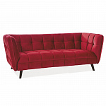 Диван Signal CASTELLO 3 Velvet Bluvel 59 (бордовый) CASTELLO3V59