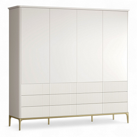 Primo gold Шкаф 4 двери Pr61C1T-gold