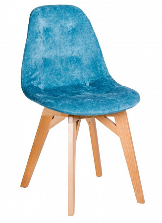 Стул EAMES Блю/Натуральный Бук