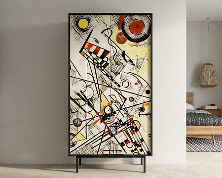 Шкаф двухдверный Emerson by Kandinsky арт EM091/Print_01