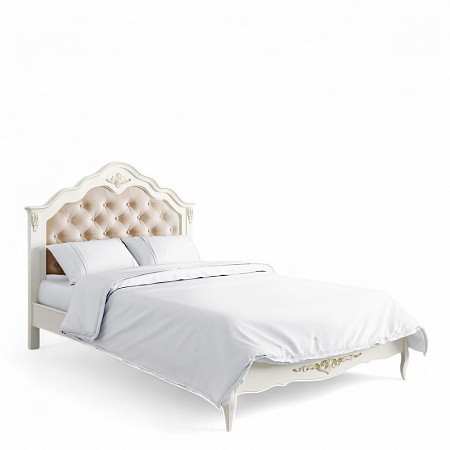 Romantic Gold Кровать с мягким изголовьем 120*200 R312-K02-G-B01