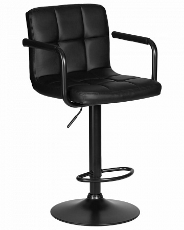 Стул барный DOBRIN KRUGER ARM BLACK (черный)